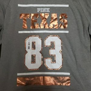 Large Pink Longhorns Texas sweater